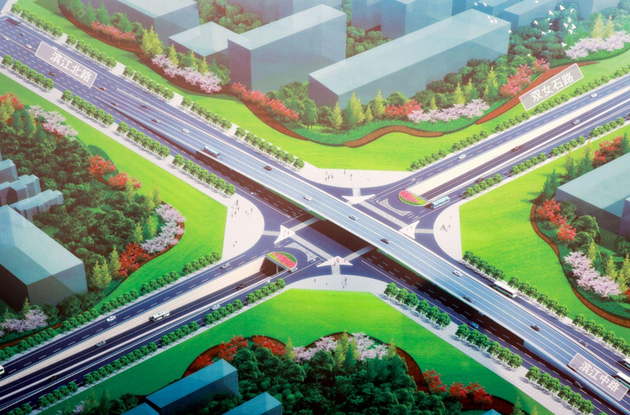南充市滨江北路互通工程项目